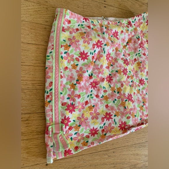 Lilly Pulitzer retired floral print girls size 12 skirt with built in shorts - Picture 2 of 8